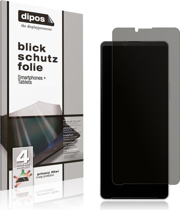 Produktbild Dipos Privacy Blickschutzfolie 4-Way (1 Stück, Sony Xperia 10 VI)