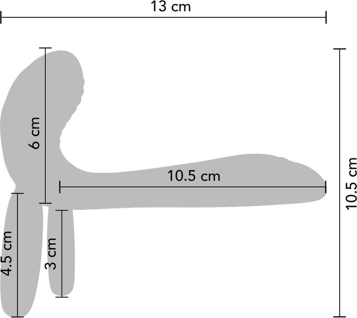 Actual product image Xocoon Couples vibrator ring (13 cm)