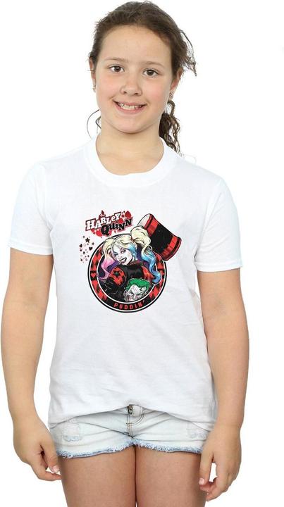 Image du produit - T-shirt HARLEY QUINN JOKER PATCH - Fille (128)