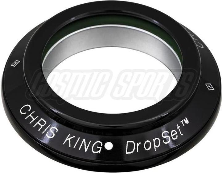 Chris King Bearing Cap Dropset 1-4, Griplock, black