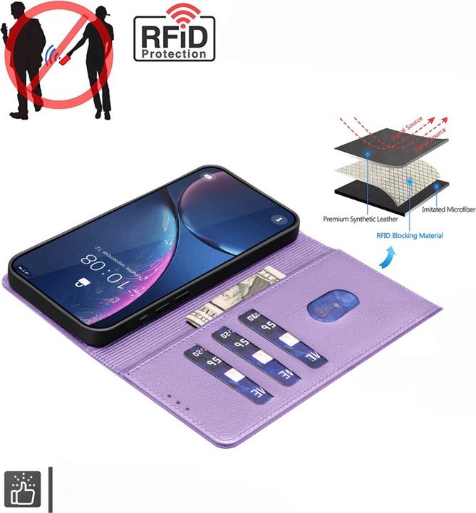 Immagine prodotto Binfen Color Galaxy A56 - BINFEN Leder Etui Hülle mit RFID Blocker (Samsung Galaxy A56)
