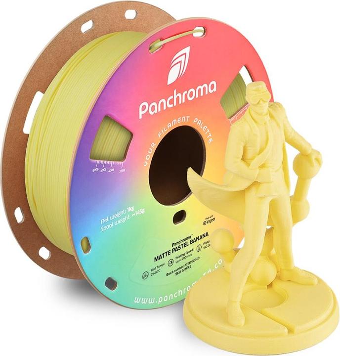 Produktbild Polymaker Panchroma™ PLA Matte Pastel (PLA, 1.75 mm, 1000 g, Gelb)