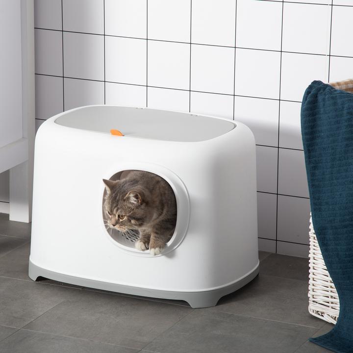 Immagine prodotto PawHut Lettiera per gatti dal design compatto (Lettiera per gatti chiusa)