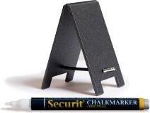 Actual product image Multi Skilt Securit Mini dobbelsidet sandwich 17x5x0.3 cm med Hvid tuschpen Sort,10 pk x 6 ps a 5 stk/krt
