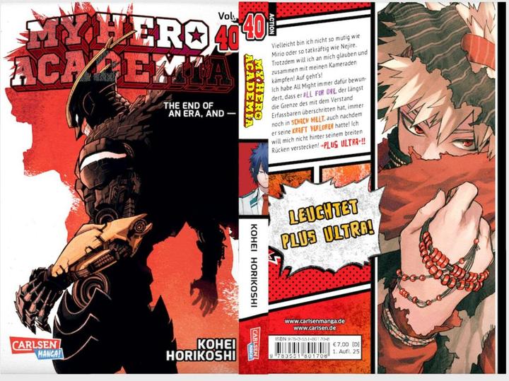 Actual product image My Hero Academia 40 (Kohei Horikoshi, German)