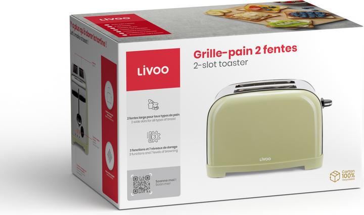 Produktbild Livoo Toaster (EU-Stecker)