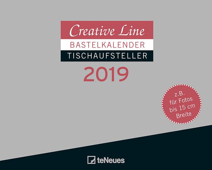 Produktbild Creative Line Bastelkalender 2019 Tischaufsteller quer (Deutsch)