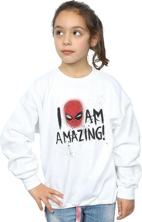 Immagine prodotto Spider-Man I Am Amazing Felpa Ragazze (140, 146)