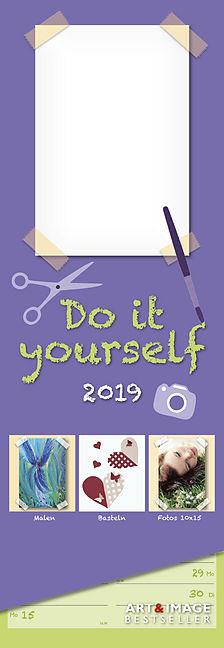 Image du produit Calendrier de bricolage Do-it-Yourself 2019 Calendrier à rayures (Allemand, Anglais)
