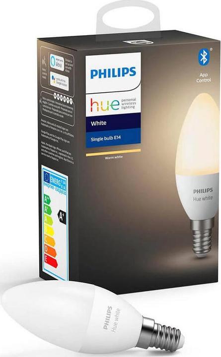 Actual product image Philips Hue White BT (E14, 5.50 W, 470 lm, 1 x, F)