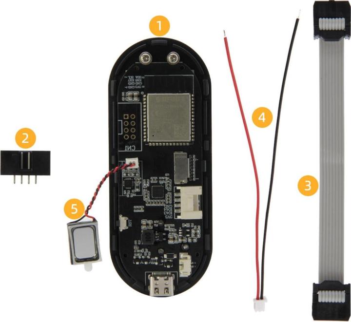 Image du produit Lilygo T-Embed Noir ESP32-S3 avec encodeur et affichage