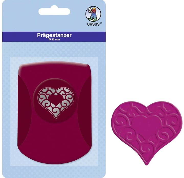 Actual product image Ursus Embossing punch heart