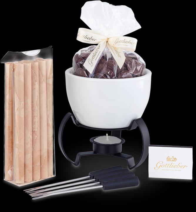 Produktbild Gottlieber Geschenkset Schoggifondue (Schokoladenfondue)