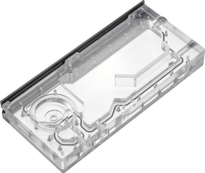 Actual product image Phanteks R260C reservoir - transparent acrylic backplate, for D5, ARGB LED