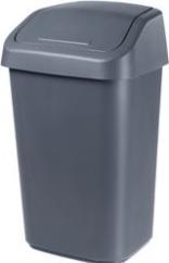 Image du produit Orthex Poubelle à couvercle basculant, 50 litres, gris foncé (50 l)
