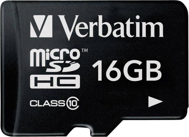 Actual product image Verbatim Premium (16 GB, microSDHC, U1, UHS-I)