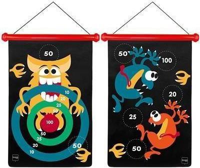 Actual product image Scratch Magnet dart game Crazy monsters large (English)