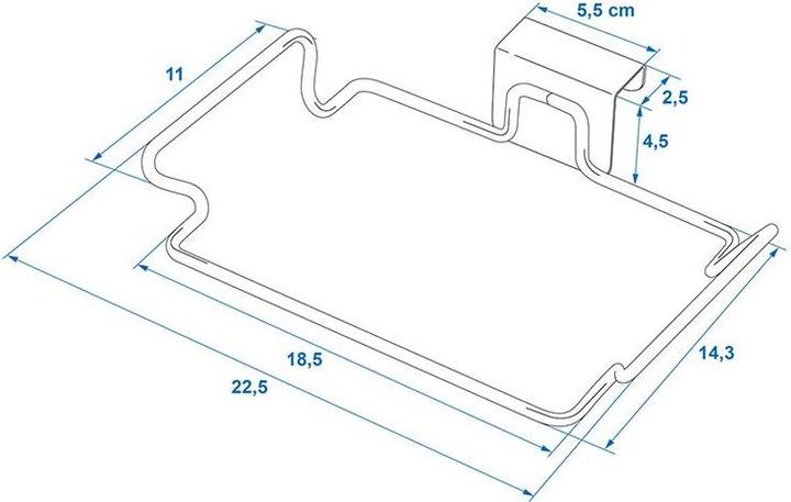 Produktbild ProPlus Abfallsack Halter für Türmontage