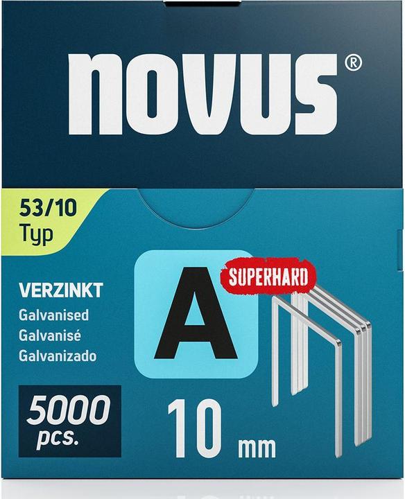 Image du produit Novus Agrafes à fil fin A 53 10mm 5000 pcs.