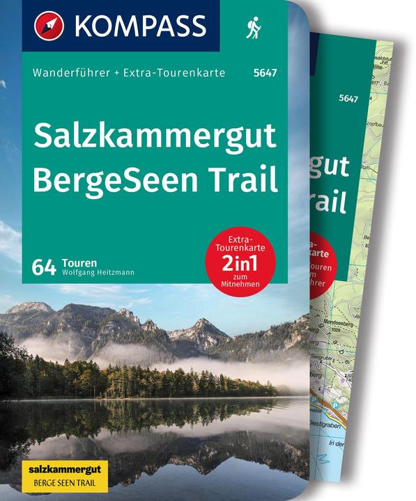 Produktbild Wanderführer 5647 Salzkammergut BergeSeen Trail, 61 Touren (Deutsch, Wolfgang Heitzmann, 2022)