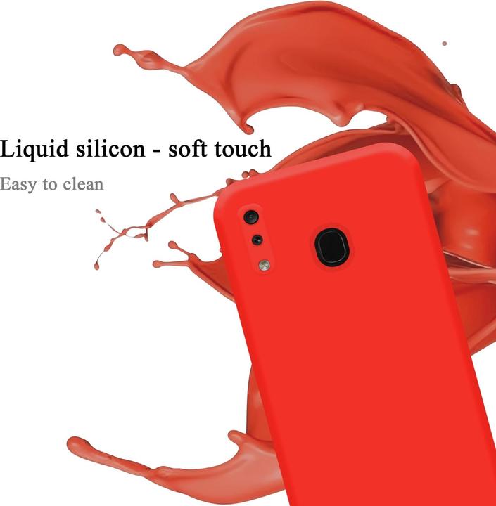 Actual product image Cadorabo TPU Liquid Silicone Case Cover (Samsung Galaxy A20, Samsung Galaxy M10s, TCL A30)