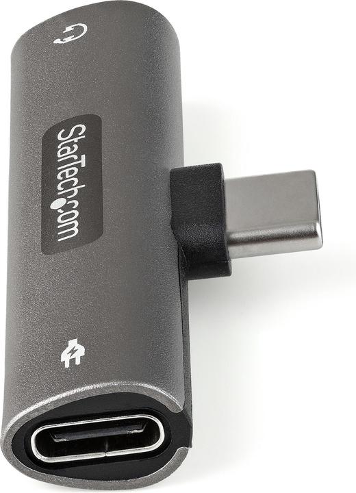 Actual product image StarTech USB-C Audio & Charging Adapter - USB-C Audio Adapter with -TRRS Headphone/Headset Jack and USB (USB, 3.5mm jack, USB 3.2)