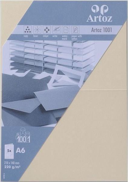 Artoz 1001 Karten chamois (A6, 220 g/m², 6 x)