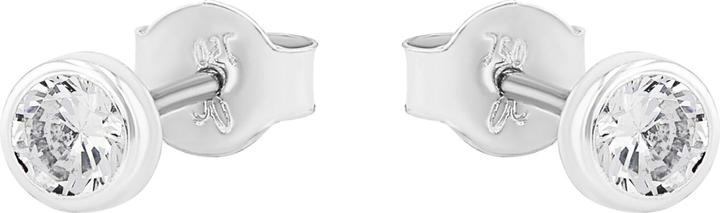 Actual product image Amor ear jewellery for ladies, 750 white gold, zirconia synth. (WG 750, 18ct)