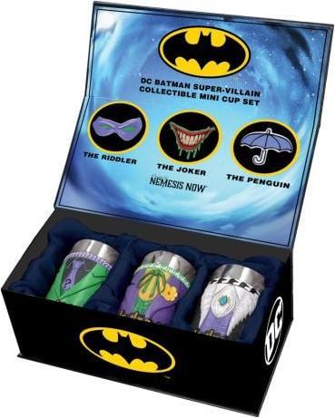 Produktbild Nemesis Now DC Comics Schnapsgläser Batman Super-Villains 3er-Pack (0.50 dl, 3 x, Schnapsgläser + Shotgläser)
