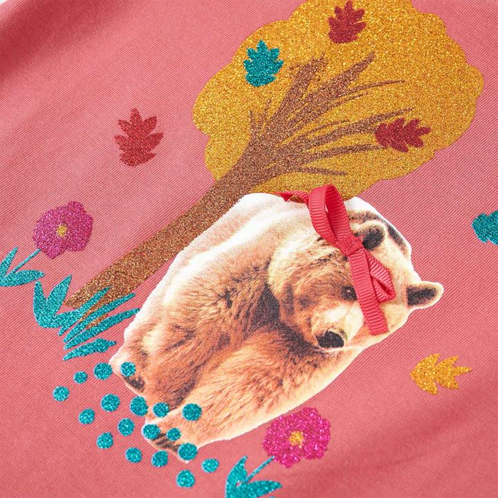 Actual product image VidaXL Children's long-sleeved shirt dusky pink 92,Material: 95 % cotton. 5 (92)