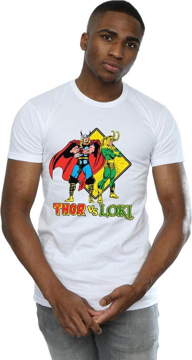 Actual product image Mens Thor Vs Loki T-Shirt (4XL)