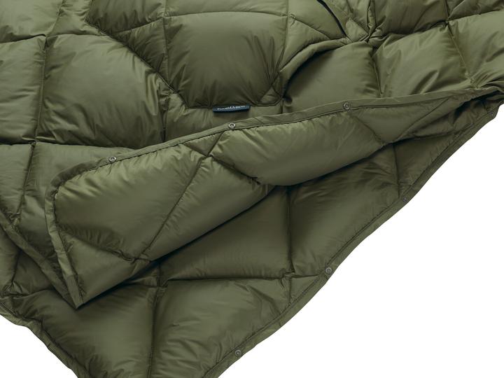 Actual product image Therm-a-Rest Honcho Poncho Down Dark Olive (212 cm)