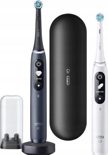 Productafbeelding Oral-B iO7 Duo Wit Zwart (Oscillerende tandenborstel)