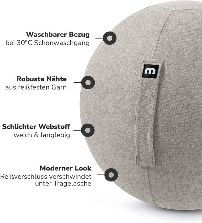 Produktbild Mokebo Ergonomischer Sitzball für Büro & Schwangerschaft (65 cm)