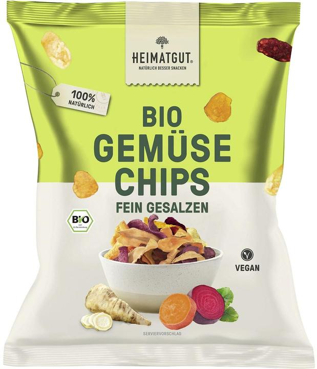 Produktbild Heimatgut Gemüse Chips fein gesalzen (n) 100 g (100 g)