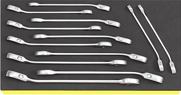 Immagine prodotto Stahlwille 96830649 - Chiave combinata a cricchetto OPEN-RATCH in TCS. 12 pezzi