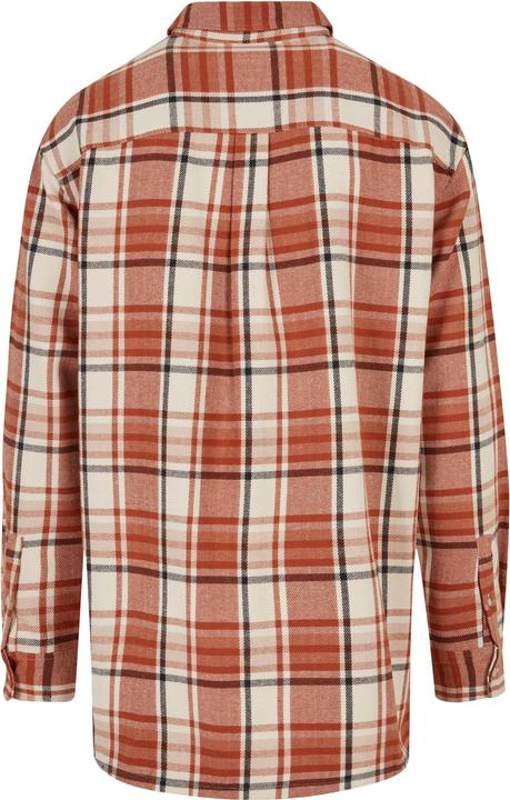 Actual product image Urban Classics Long Oversized Checked Leaves Shirt - 19487 (M)