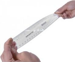 Image du produit Westcott Règle plate, 150 mm, flexible, transparente (150 mm)