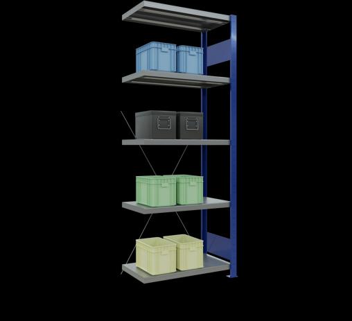 Image du produit Schulte Lagertechnik Système enfichable Élément suivant MULTIplus250 avec entretoise croisée