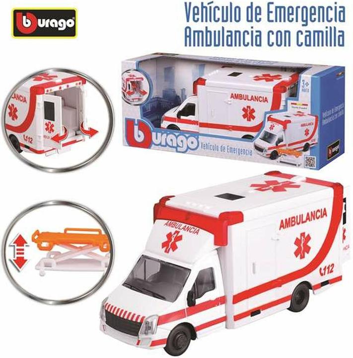 Immagine prodotto Bburago 18/32266 Incendio stradale Ambulanza veicolo comunale in scala 1:32 per 3+ anni
