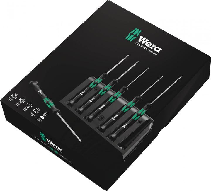Actual product image Wera 2035/6 A Rack (Slotted screws, Phillipps cross recess (PH))