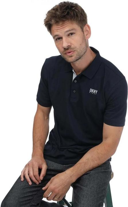 Actual product image DKNY Unisex Adult Tonal Logo Polo Shirt (L)