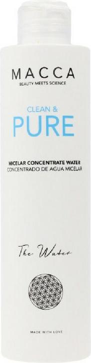 Image du produit Macca Cosmetics Clean & Pure - Micellar Concentrate Water - Gel nettoyant micellaire pour une peau douce (Gel, 200 ml)