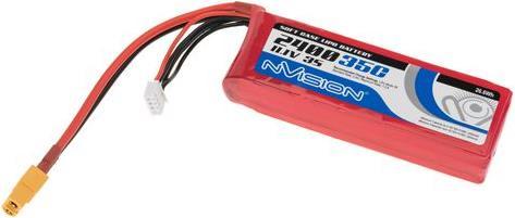 Actual product image nVision LiPo battery 11.1V 2400mAh 35C (11.10 V, 2400 mAh)