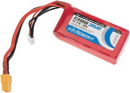 Image du produit nVision Batterie LiPo 11.1V 1300mAh 35C (11.10 V, 1300 mAh)