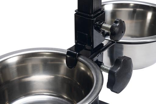 Actual product image Karlie Bowl stand with stainless steel bowls (0.38 l)