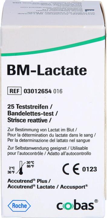 Actual product image Roche Cobas Accutrend Lactate Test Strips, 25 pcs. (25 x)