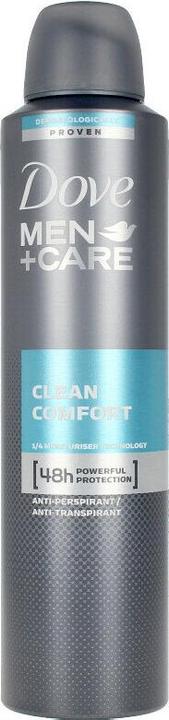 Produktbild Dove Men+Care Clean Comfort Anti-Perspirant Deodorant Spray 250ml (Spray, 250 ml)