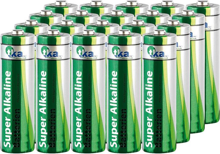 Produktbild TKA Super-Alkaline-Batterien (20 Stk., AA, 2800 mAh)