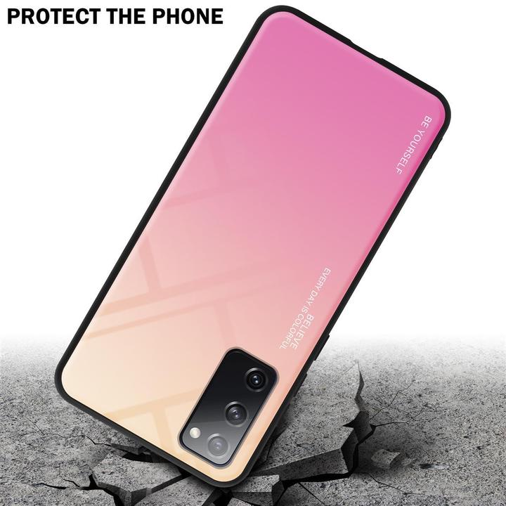 Actual product image Cadorabo TPU 2 colors glass cover (Samsung Galaxy S20 FE)
